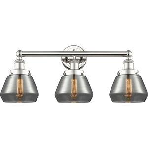 Fulton 3 Light 24.50 inch Bathroom Vanity Light