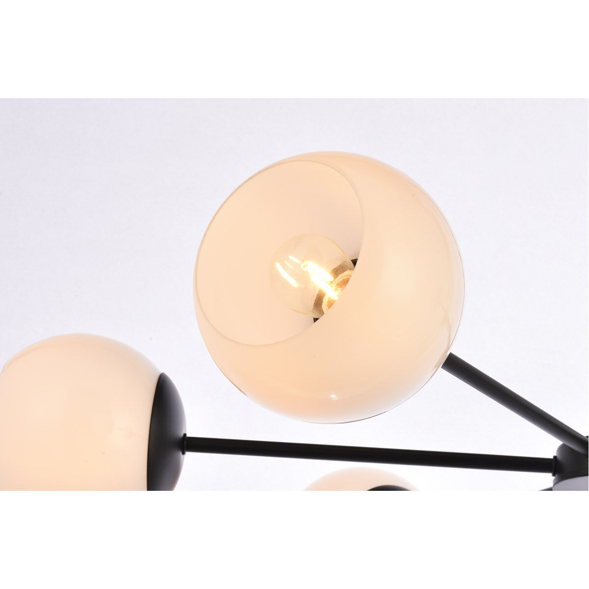 Briggs 6 Light 36 inch Black Pendant Ceiling Light