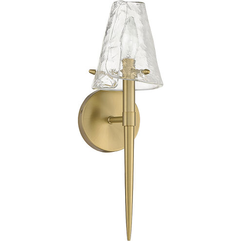 Shellbourne 1 Light 5 inch Warm Brass Wall Sconce Wall Light