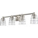 Pulsate Vanity Light Wall Light in Satin Nickel