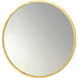 Aline 42 X 42 inch Contemporary Gold Leaf/Antique Mirror Wall Mirror