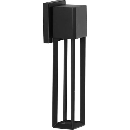 Z-1090 LED LED 16 inch Matte Black Outdoor Wall Lantern, Medium, Progress LED