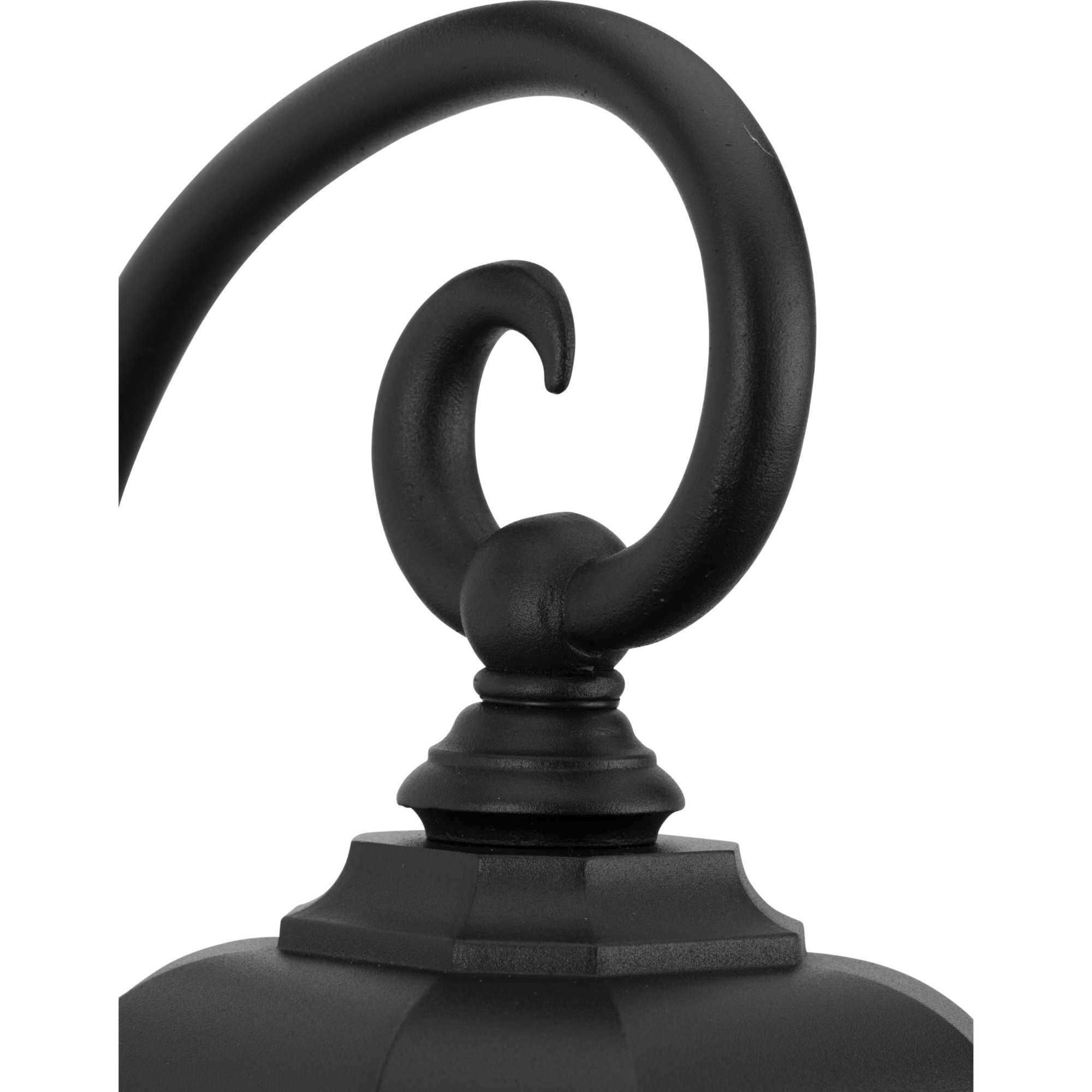 Crawford 1 Light 17 inch Textured Black Outdoor Wall Lantern, Medium