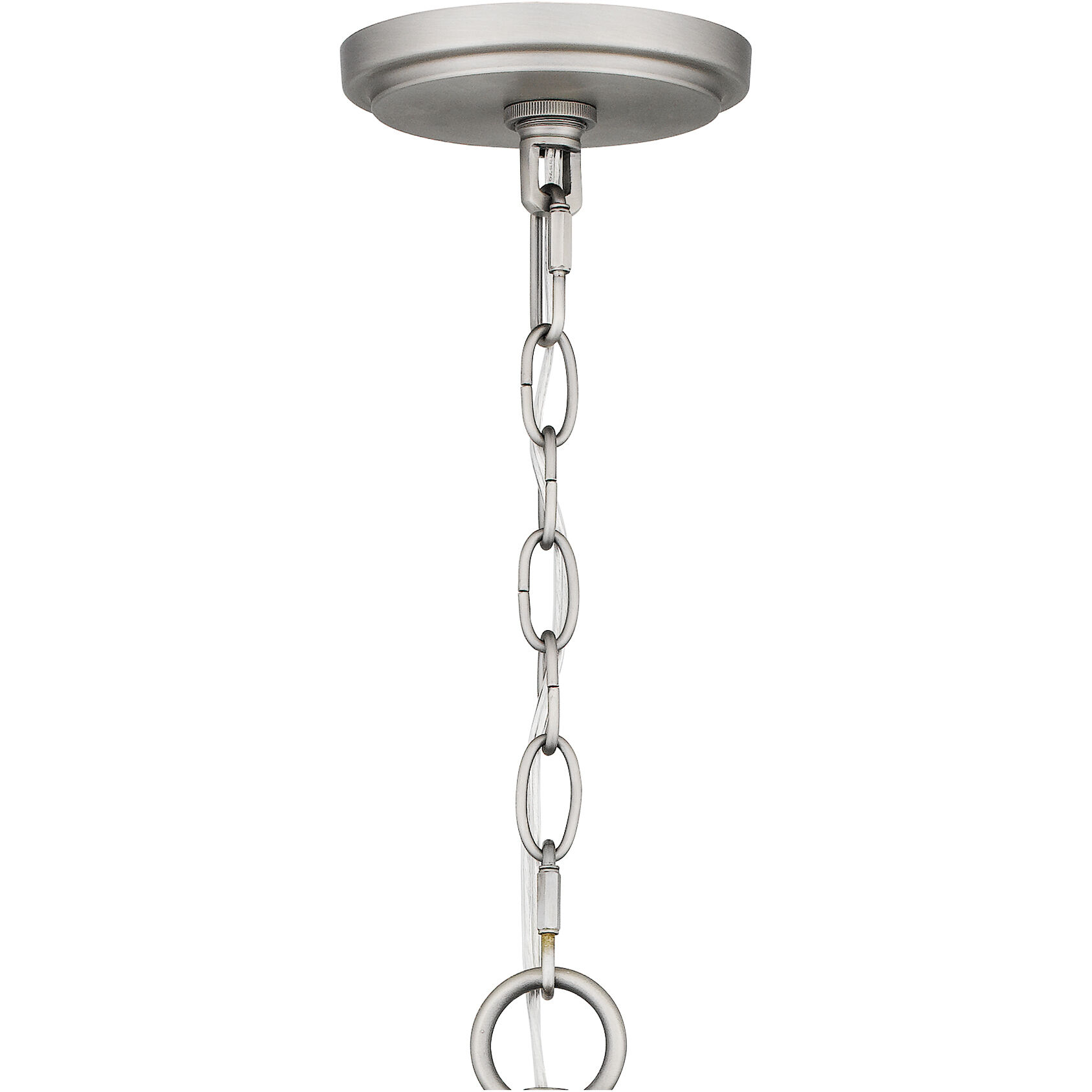 Challis 6 Light 28 inch Antique Nickel Chandelier Ceiling Light
