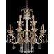 Valencia 12 Light 32 inch Brushed Champagne Gold Chandelier Ceiling Light