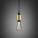 Heavy Metal LED 4.72 inch Brass Pendant Ceiling Light