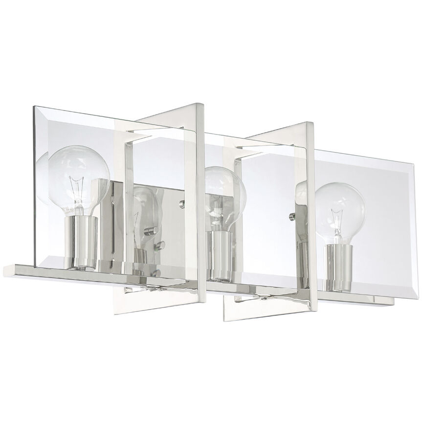 Ethan 3 Light 24 inch Polished Nickel Bath Light Wall Light