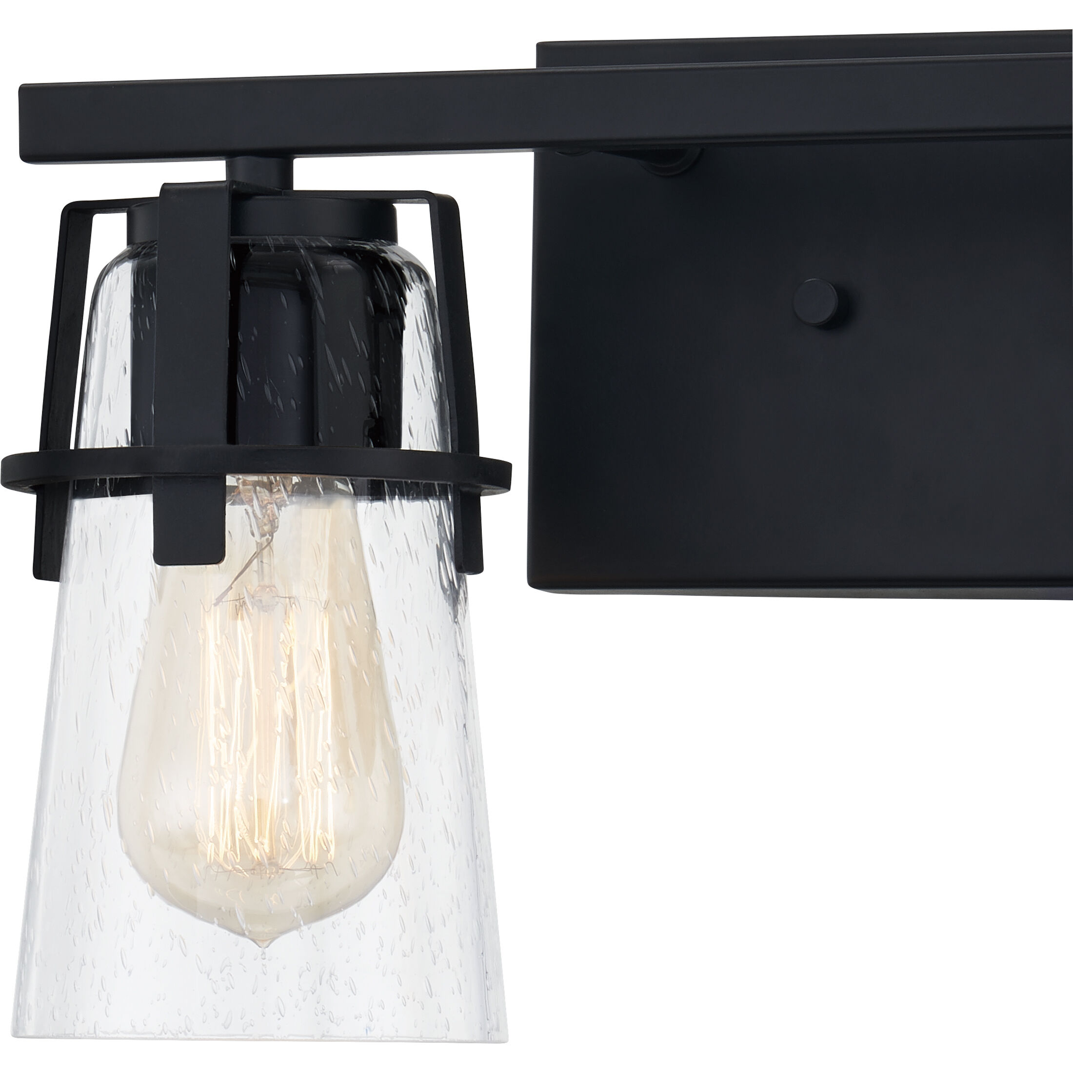 Knox 2 Light 14 inch Matte Black Bath Light Wall Light, Medium
