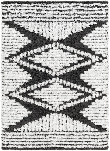 Urban Shag 87 X 63 inch Black Rug, Rectangle