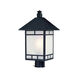 Artisan 1 Light 19 inch Matte Black Exterior Post Mount Light