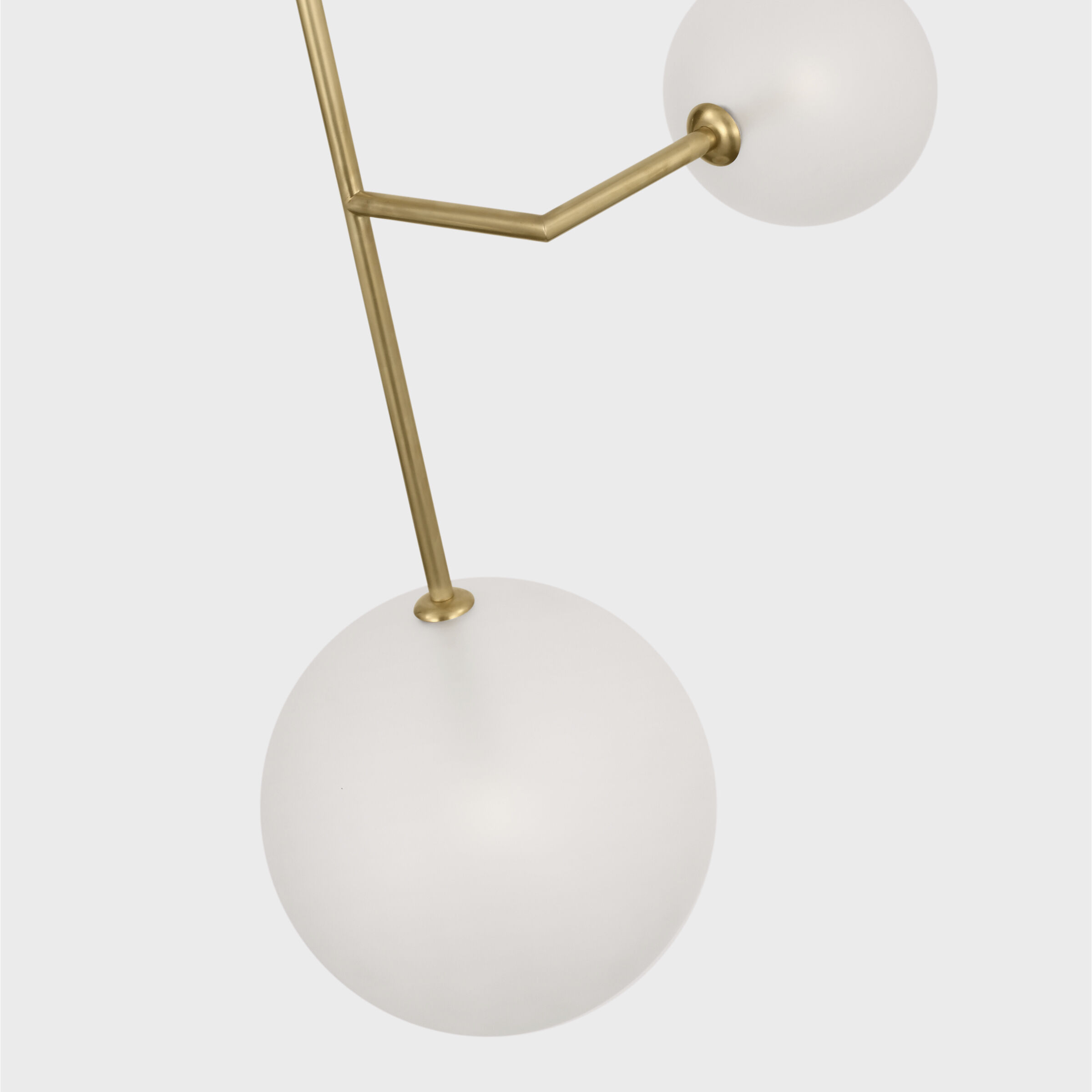 AERIN Linnea LED 26 inch Hand-Rubbed Antique Brass Entry Chandelier Ceiling Light