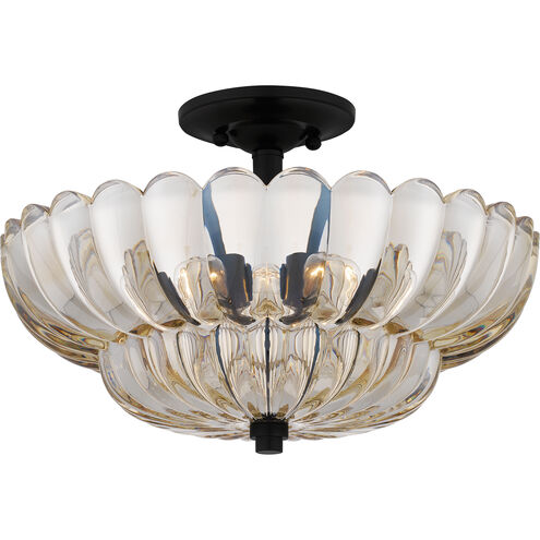 Whitecap 4 Light 16 inch Mottled Cocoa Semi-Flush Mount Ceiling Light, Medium