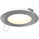 Excel Satin Nickel Slim panel in Color Temperature Changing, Recessed