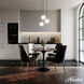 Hepburn 3 Light 12.75 inch Brushed Nickel Round Cluster Pendant Ceiling Light, Large