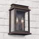 Bolton 2 Light 14 inch Oiled Bronze Outdoor Wall Lantern