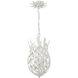 Broche 3 Light 9.5 inch Matte White Mini Pendant Ceiling Light