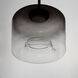 Bombona LED 12 inch Black Single Pendant Ceiling Light