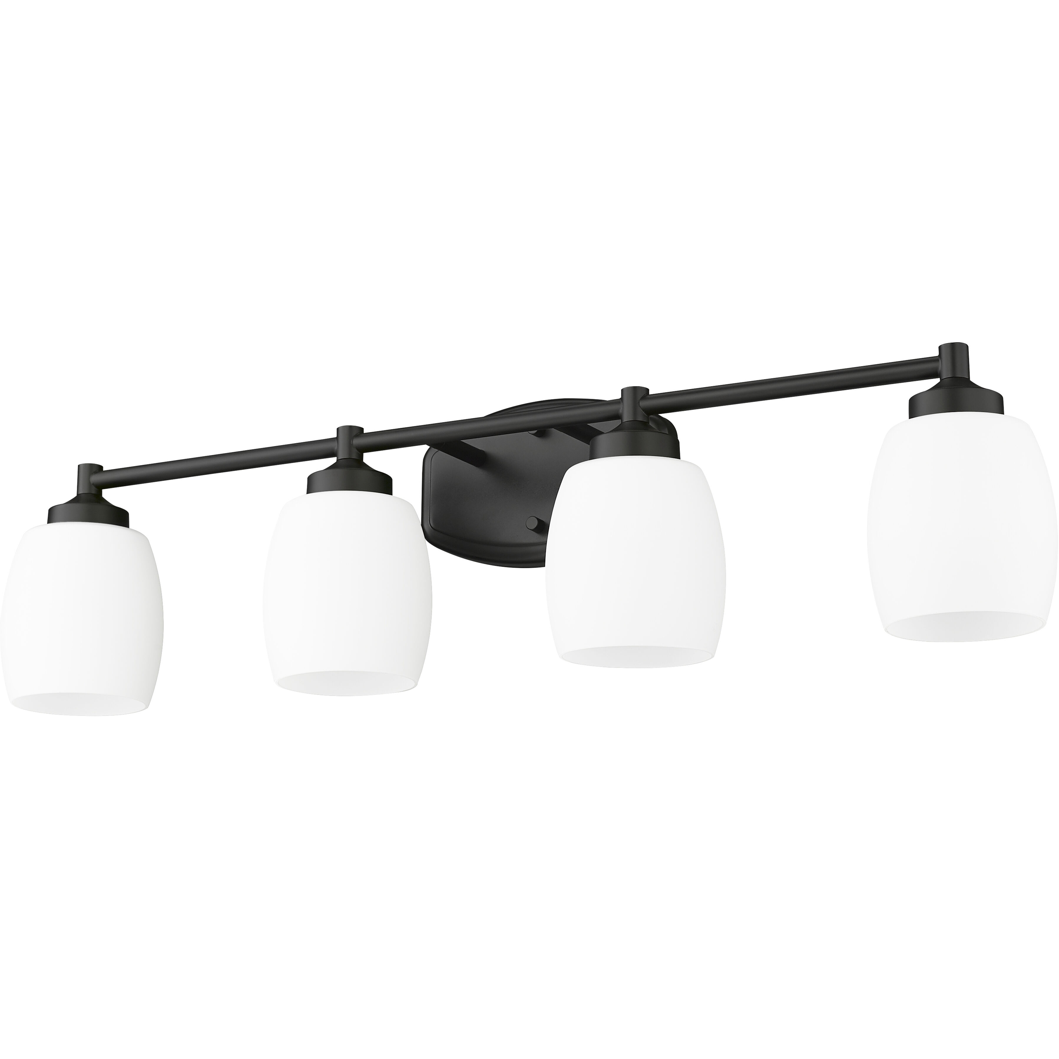 Kendrick 4 Light 31.25 inch Matte Black Bath Vanity Light Wall Light