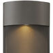 Aria LED 17 inch Buckeye Bronze Outdoor Wall Mount Lantern