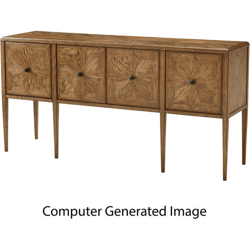 Nova 68.5 X 18 inch Dawn Rectangular Credenza, Four-Door