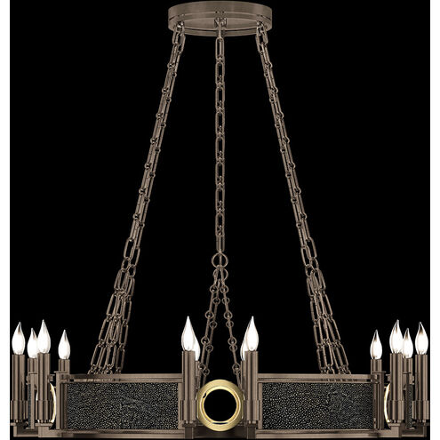 Mirage 12 Light 35.75 inch Bronze Chandelier Ceiling Light