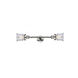 Franklin Restoration Small Canton 2 Light 6 inch Polished Nickel Bath Vanity Light Wall Light in Seedy Glass, Franklin Restoration