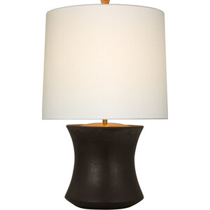 AERIN Marella 28 inch 15.00 watt Stained Black Metallic Accent Lamp Portable Light in Stained Black Metallic Porcelain