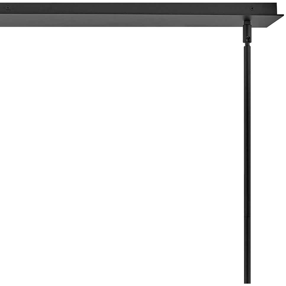 Hollis 4 Light 42.25 inch Black Indoor Linear Chandelier Ceiling Light