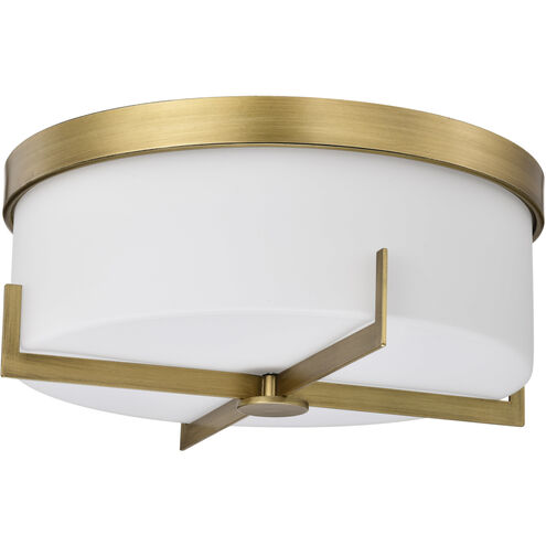 Roselle 14.38 inch Natural Brass Flush Mount Ceiling Light