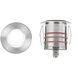 Inground Recessed Light 12 4 watt Stainless Steel Path Indicator Light in 2700K Warm LED, WAC Landscape