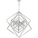 Kelly Wearstler Cubist 4 Light 32 inch Polished Nickel Chandelier Ceiling Light, Medium