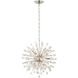 Suzanne Kasler Lys LED 21.25 inch Polished Nickel and Alabaster Chandelier Ceiling Light
