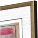Geometrics Orange and Black and Purple and Yellow Framed Art