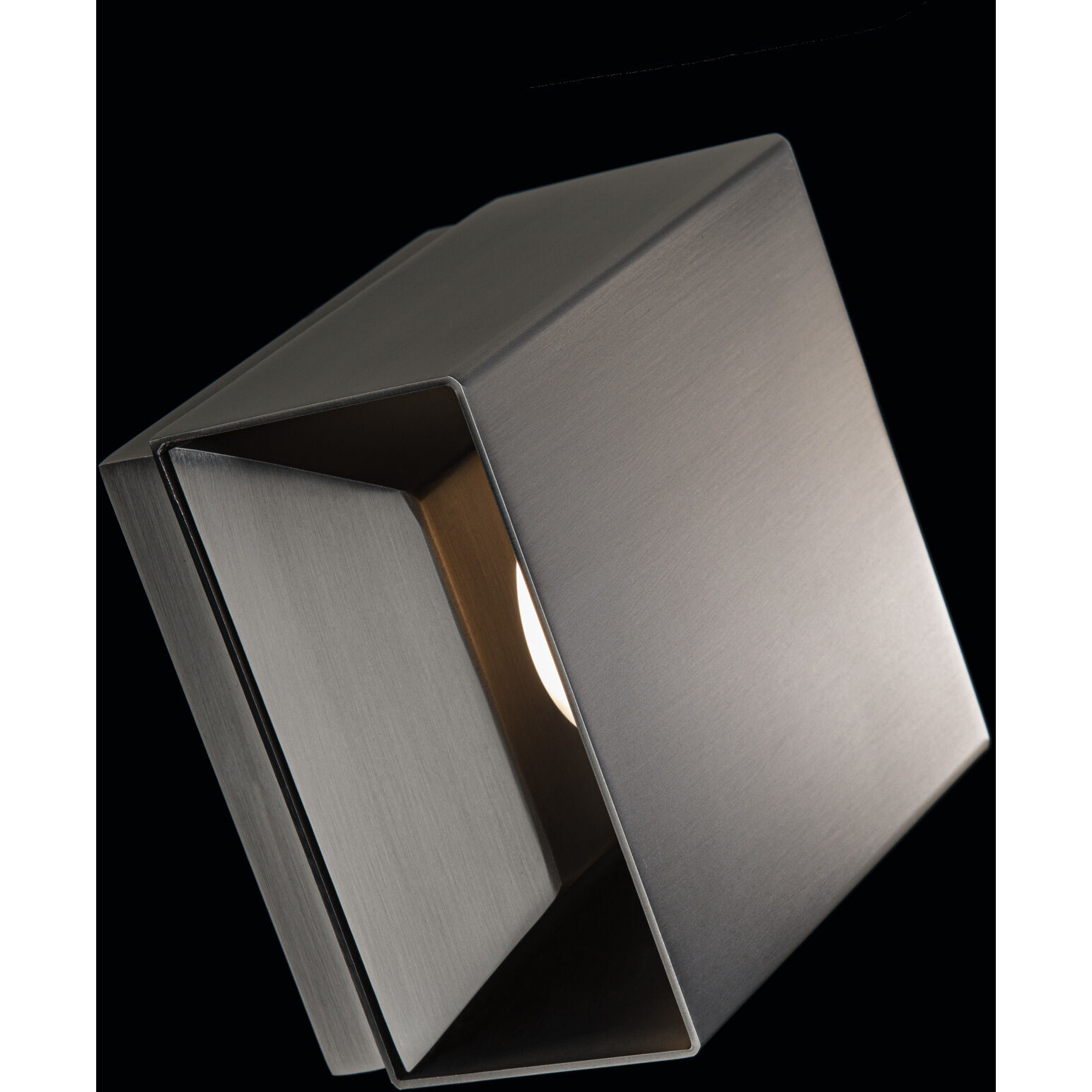 Boxi Wall Sconce Wall Light in 3000K, Brushed Nickel, dweLED