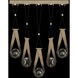 Aria 10 Light 43 inch Bronze Pendant Ceiling Light