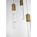 Aurora 13 Light 30 inch Satin Gold Chandelier Ceiling Light