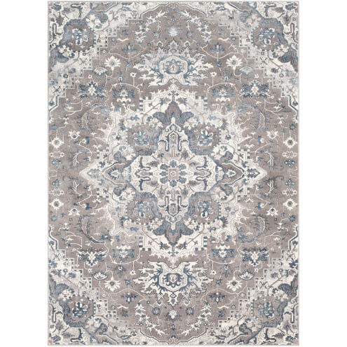Mirth 35 X 24 inch Charcoal/Denim/Ivory/Medium Gray/Light Gray Rugs