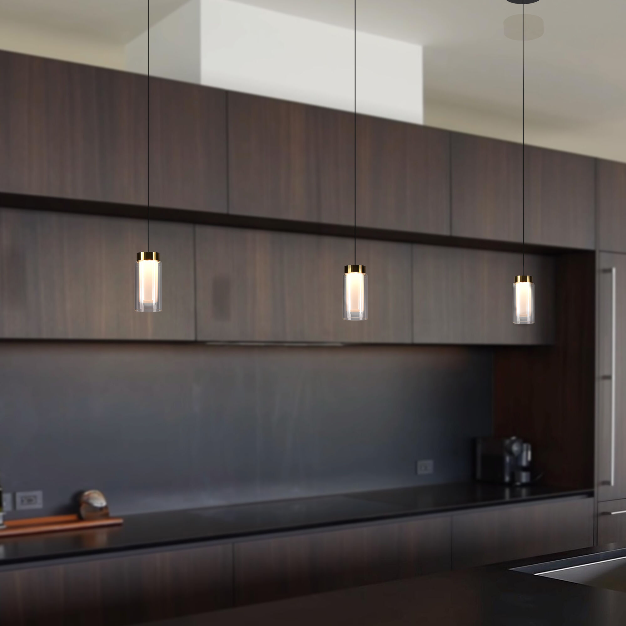 Artisan Collection/GENOA Series 5 inch Black Pendant Ceiling Light