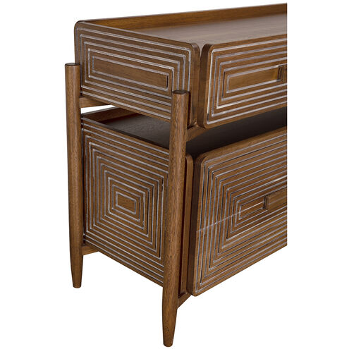 Savino 60 X 18 inch Dark Walnut Sideboard