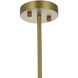 Opus 4 Light 31 inch Satin Gold Pendant Ceiling Light