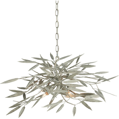 Sasaya 5 Light 32.75 inch Textured Sage Chandelier Ceiling Light