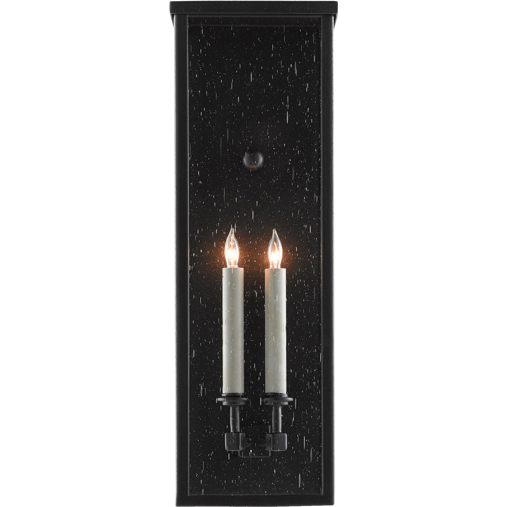 Tanzy 2 Light 23.75 inch Midnight Outdoor Wall Sconce, Medium