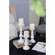 Anita Candle Holder in White