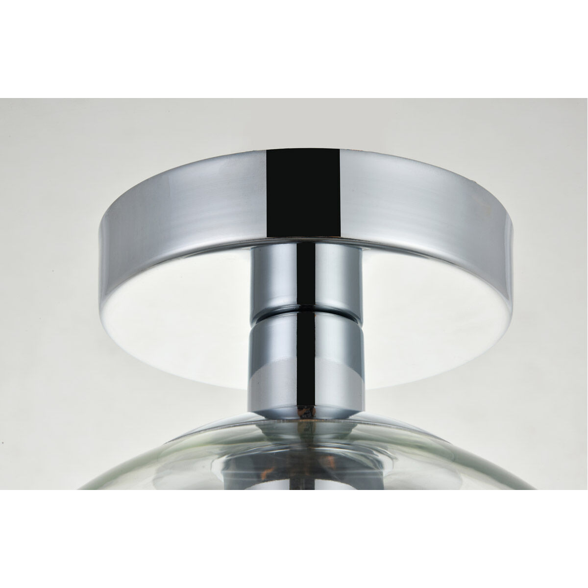 Baxter 1 Light 8 inch Chrome Flush Mount Ceiling Light