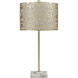 Meliton 26 inch 100 watt Champagne Gold Table Lamp Portable Light