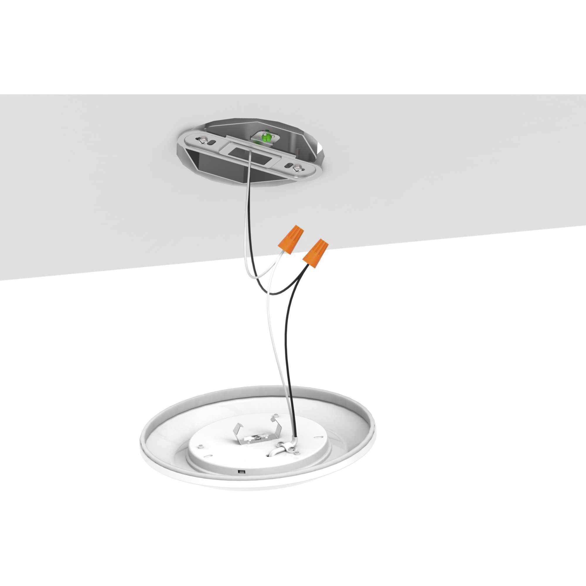 Intrinsic LED 7.5 inch Satin White Flush Mount Ceiling Light, Progress LED