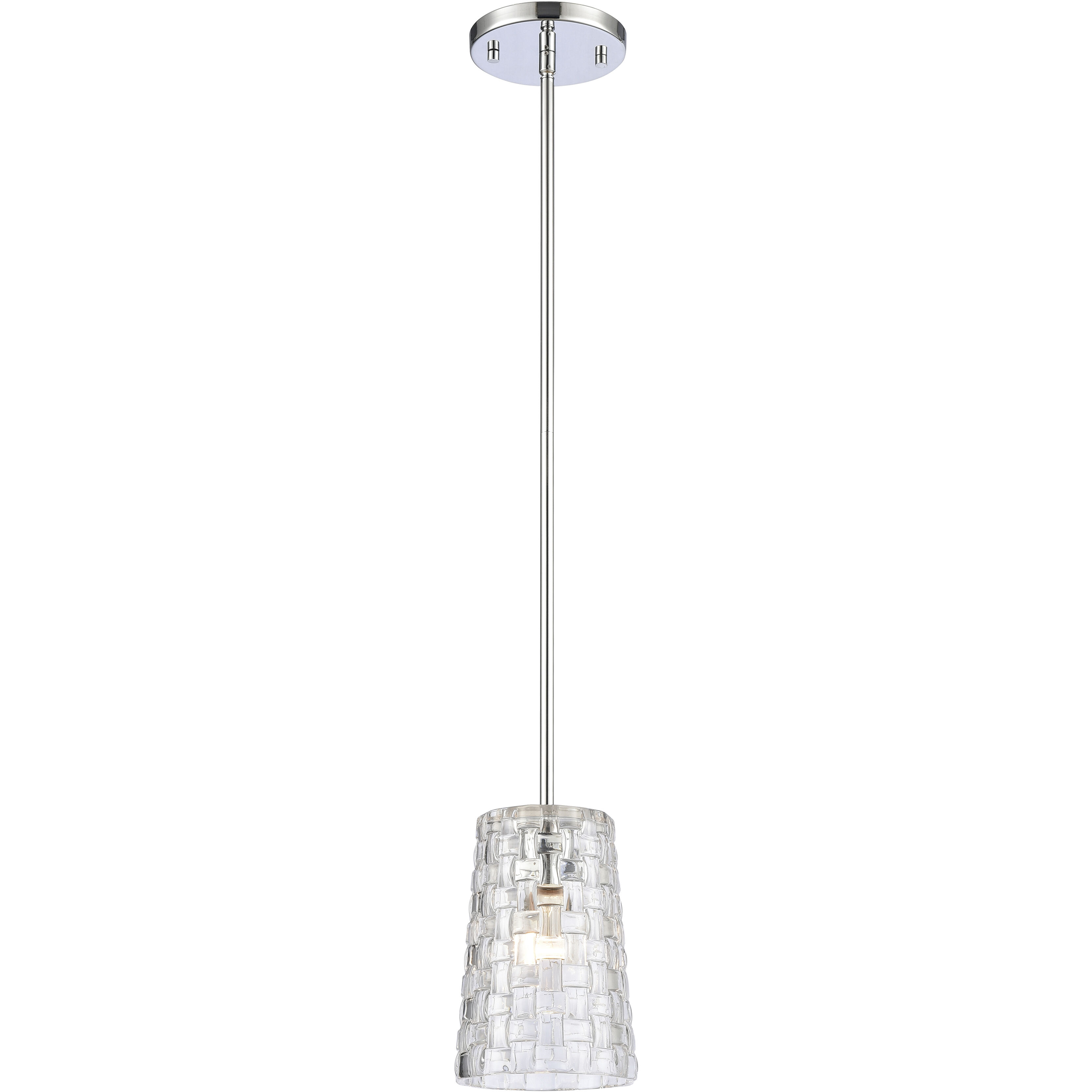 Lightweave 1 Light 5.5 inch Polished Nickel Mini Pendant Ceiling Light