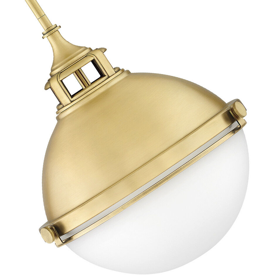Fletcher 2 Light 13.5 inch Satin Brass Indoor Pendant Ceiling Light