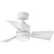 Regency Series Atom 30 inch Matte White Fan