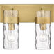 Fontaine 2 Light 14 inch Rubbed Brass Vanity Wall Light in Rubbed Bronze